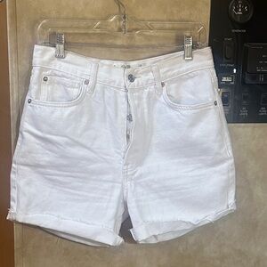 We The Free White Jean Shorts